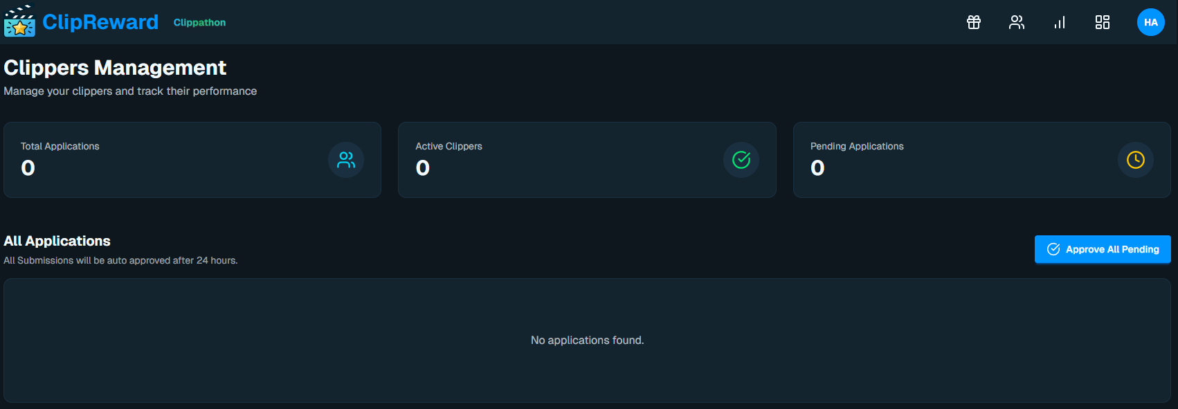 Clipper Management Preview